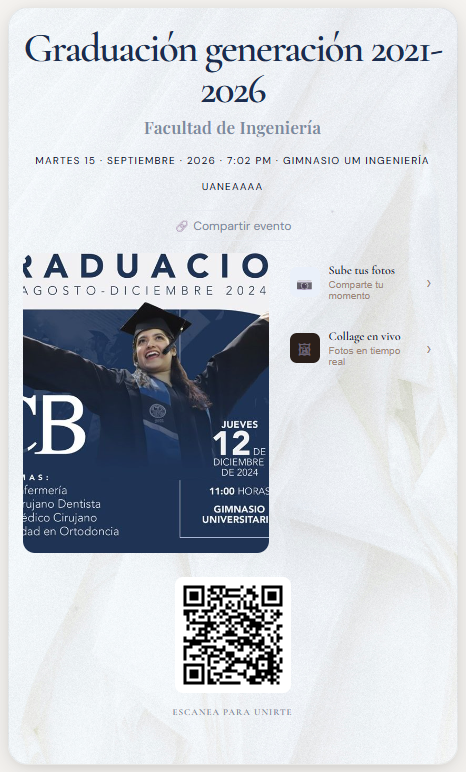 Invitación de graduación